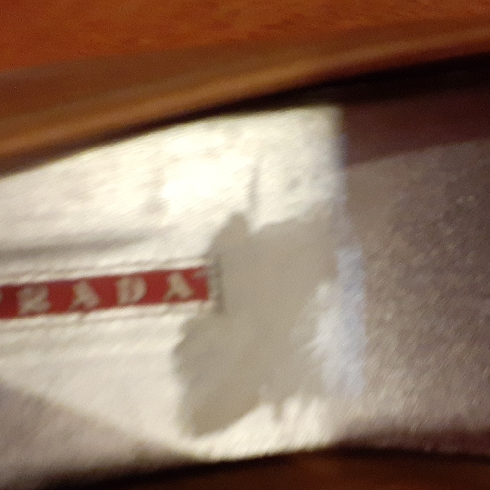 Prada Tan Leather Loafer Name Plate Sz 36/US 6 - Picture 14 of 14